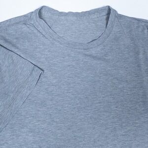 Lululemon Gray Activewear TShirt Athletic Training Gym Tee Mens Fits Like Medium
